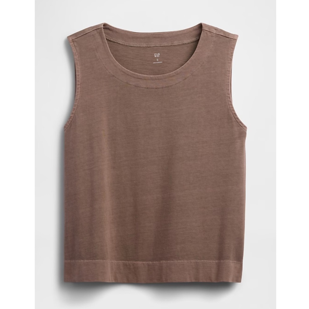 NWT Crewneck Lounge Shell Tank Top - Picture 4 of 4